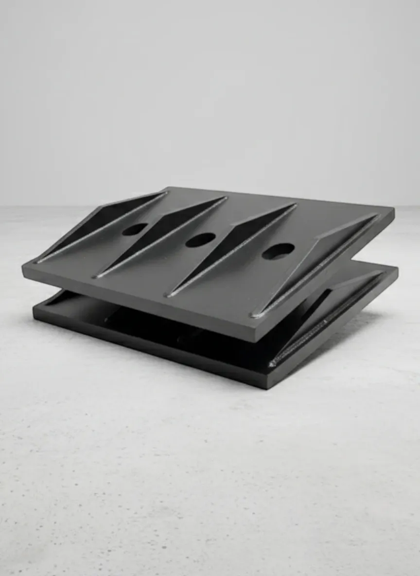 Placas de articulación de trituradora de mandíbulas como componente de fusible mecánico