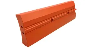 Barras batidoras de alto cromo con insertos cerámicos